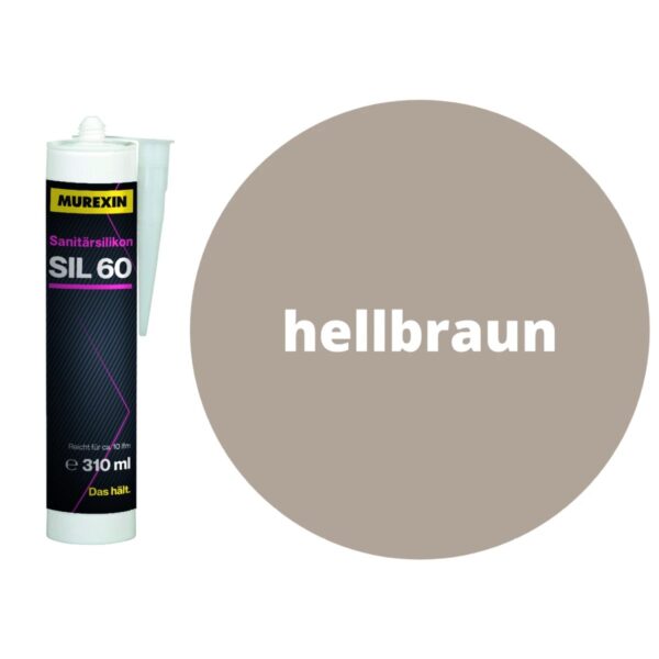 Silokonové tesnenie škár SIL60 - 310ml - Hellbraun